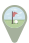 Golf course map icon