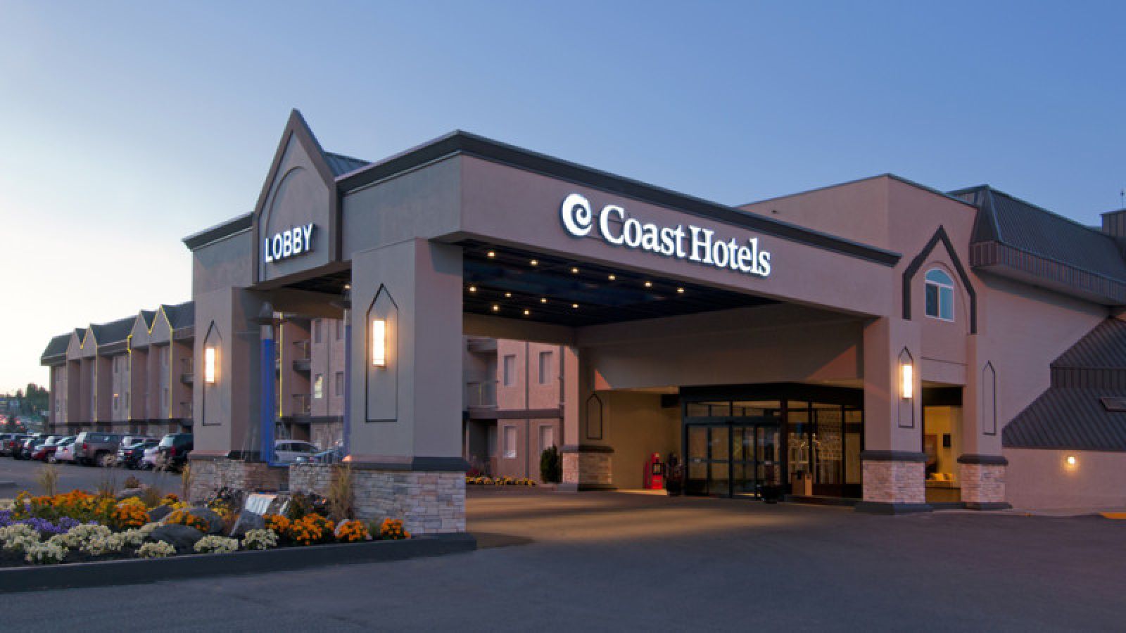 Exterior of the Coast Kamloops Hotel