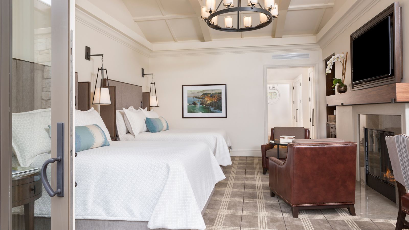Fairway One Room Facing Interior - Pebble Beach Resorts® - © Noah Webb