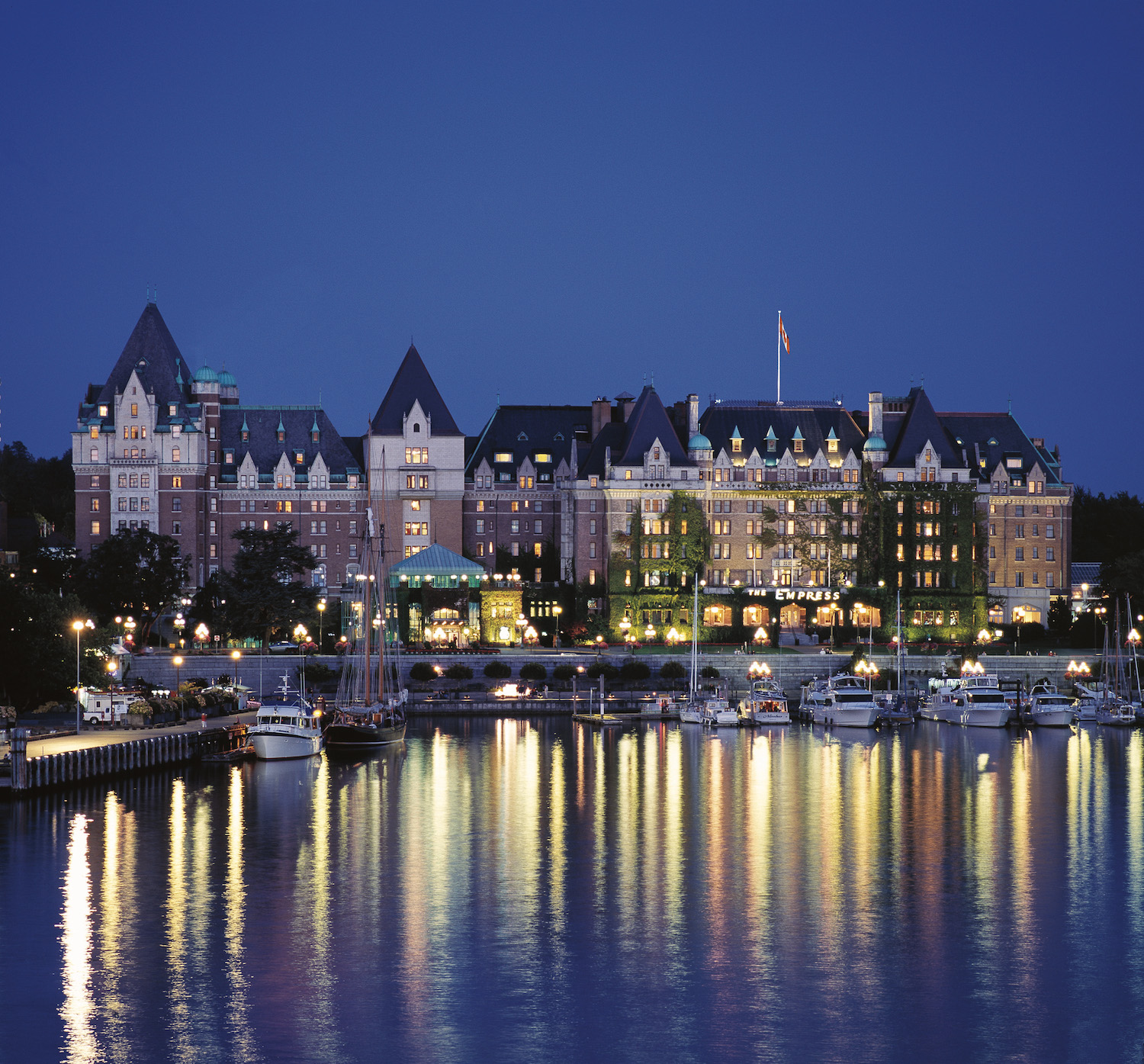 The Fairmont Empress in downtown Victoria is a famous 5star gem
